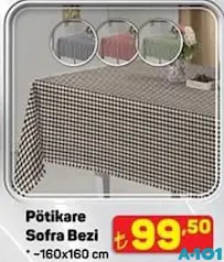 PÖTİKARE SOFRA BEZİ 160X160 CM PÖTİKARE SOFRA BEZİ 160X160 CM